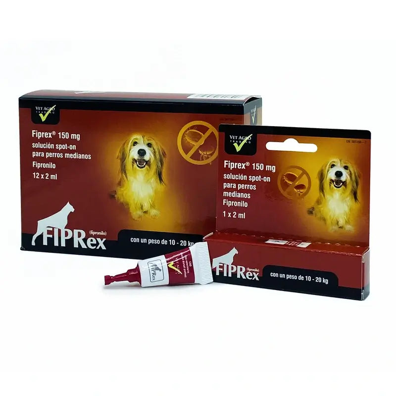 Produit chimique Fiprex M (chiens de 10 à 20 kg), 12 pipettes