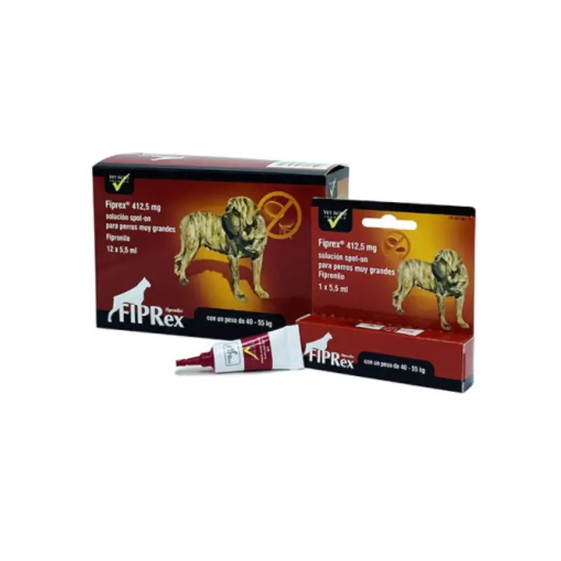 Produit chimique Fiprex XL (chiens de 40 à 55 kg), 12 pipettes