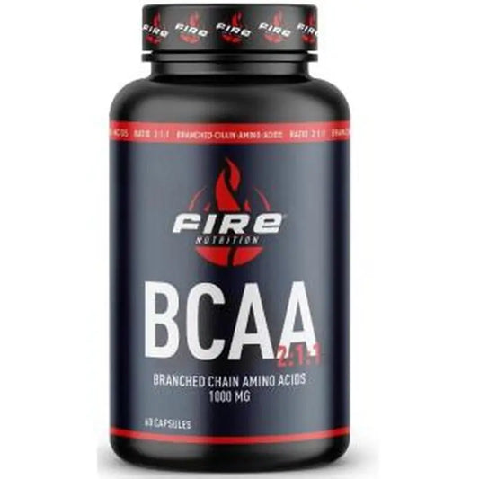 Fire Nutrition Bcaa Ratio 2:1:1 1000Mg 60 Capsules