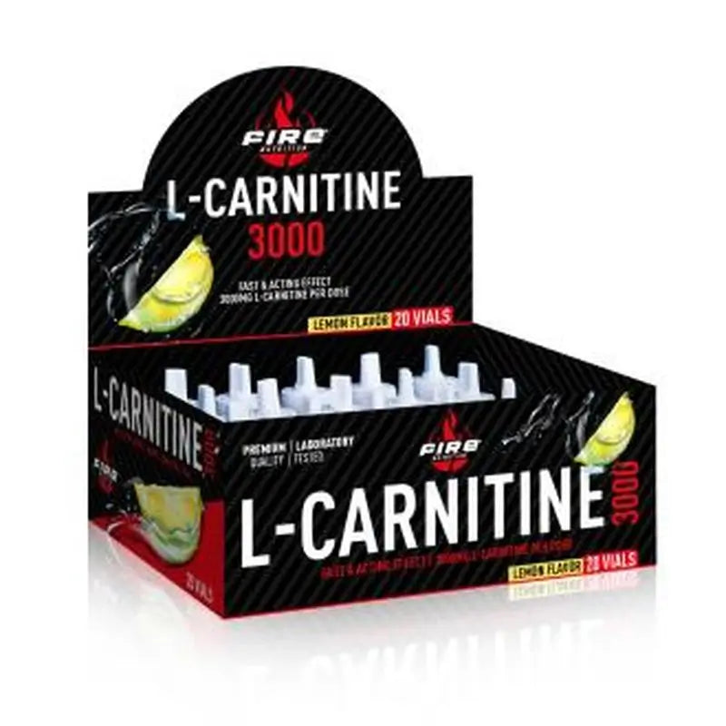 Fire Nutrition L-Carnitine Lemon 3000Mg 20Vials