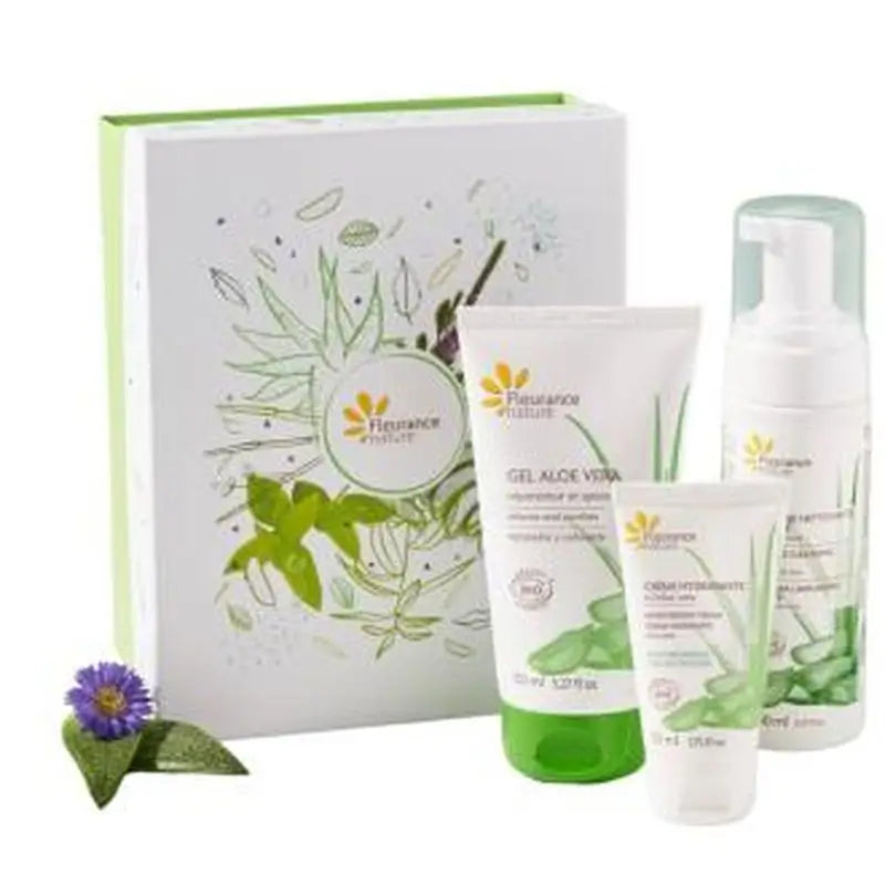 Fleurance Nature Aloe Vera Foam + Aloe Vera Gel + Moisturising Cream Box