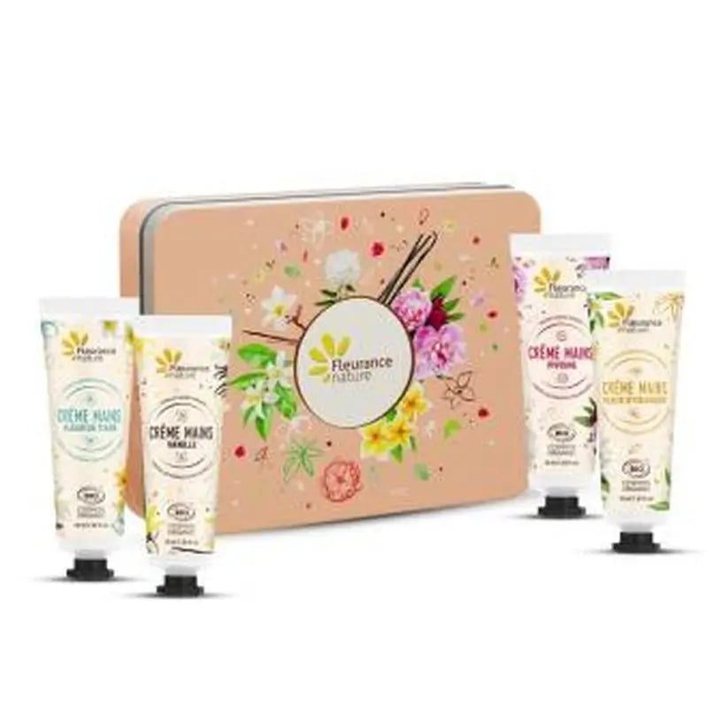 Fleurance Nature Peach Hand Cream Quartet Box 4Pcs.