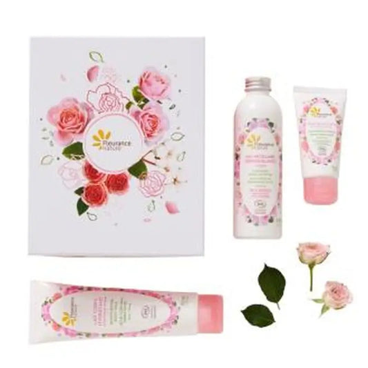 Fleurance Nature Rose Milk Corp+Micellar Water+Moisturising Cream Box