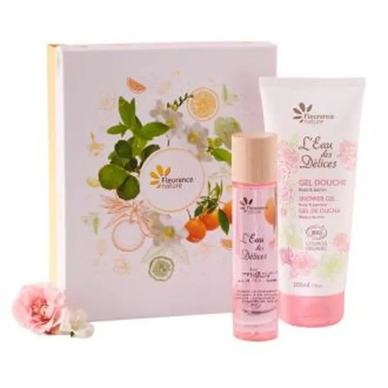 Fleurance Nature Rose & Jasmine Perfume+Shower Gel Chest
