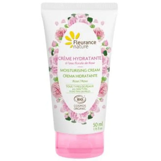 Fleurance Nature Moisturising Cream With Rose 50Ml.