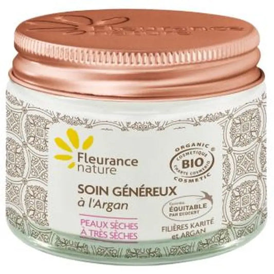 Fleurance Nature Nourishing Cream With Argan Oil 50ml Bio