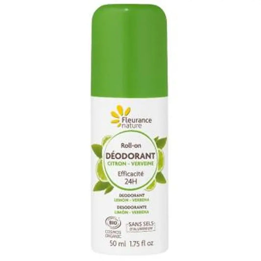 Fleurance Nature Deodorant Lemon-Verbena Roll-On 50Ml. Vegan