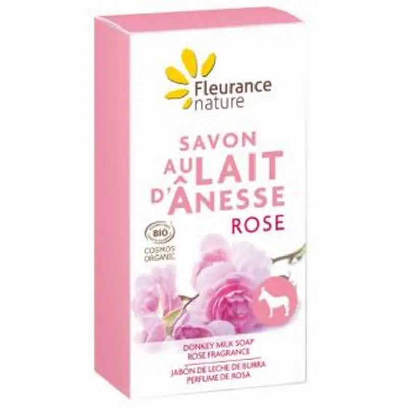 Fleurance Nature Donkey Milk Soap Rose Fragrance 100Gr.
