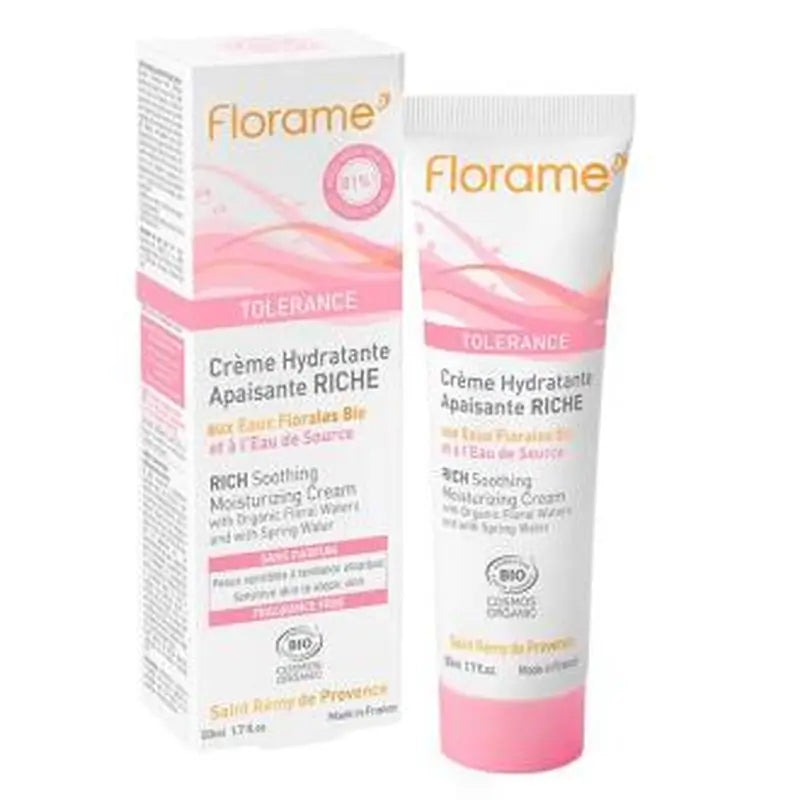 Florame Intense Moisturising Facial Cream 50Ml.