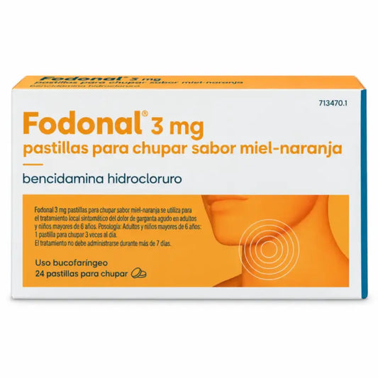 Fodonal 3 mg Arôme Miel-Orange