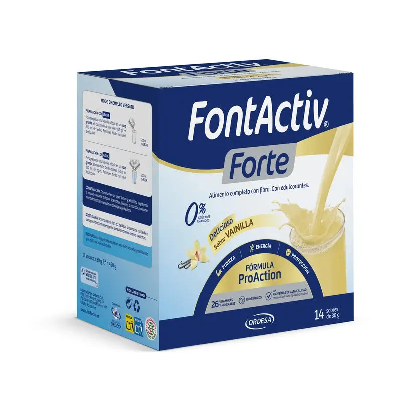 FontActiv Forte Vanille, 14X30 g