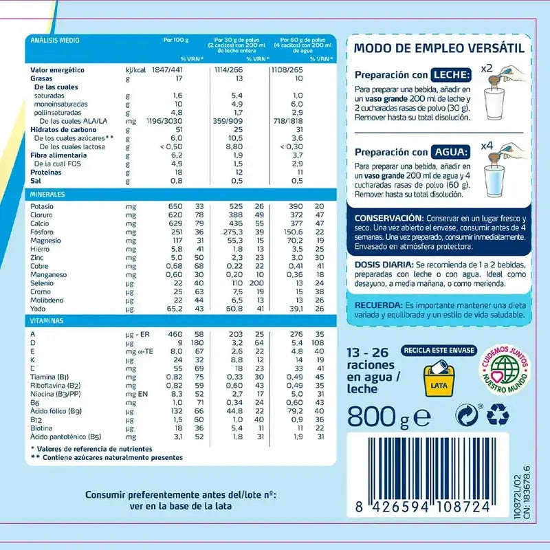 Fontactiv forte ProAction Chocolat, 800g