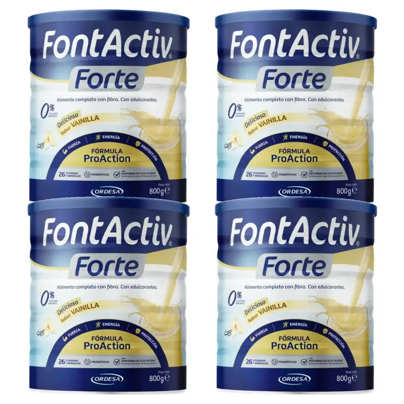 Fontactiv Forte ProAction Vanille, 4 x 800 g