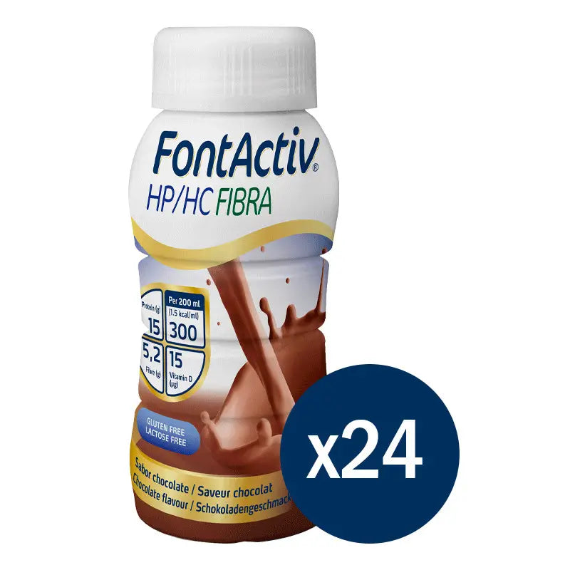 Fontactiv hp/hc Fibre Chocolate Flavour 200ml x 24 Bottles