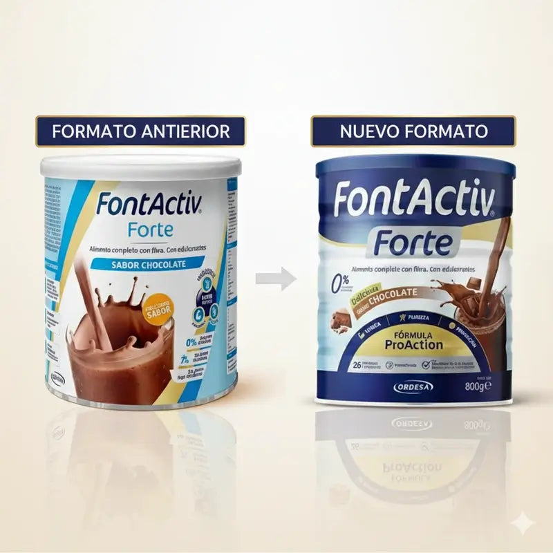 Fontactiv forte ProAction Chocolat, paquet de 3x800g