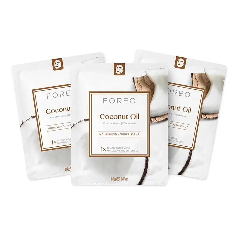 Foreo Farm To Face Sheet Mask - Huile de noix de coco x3