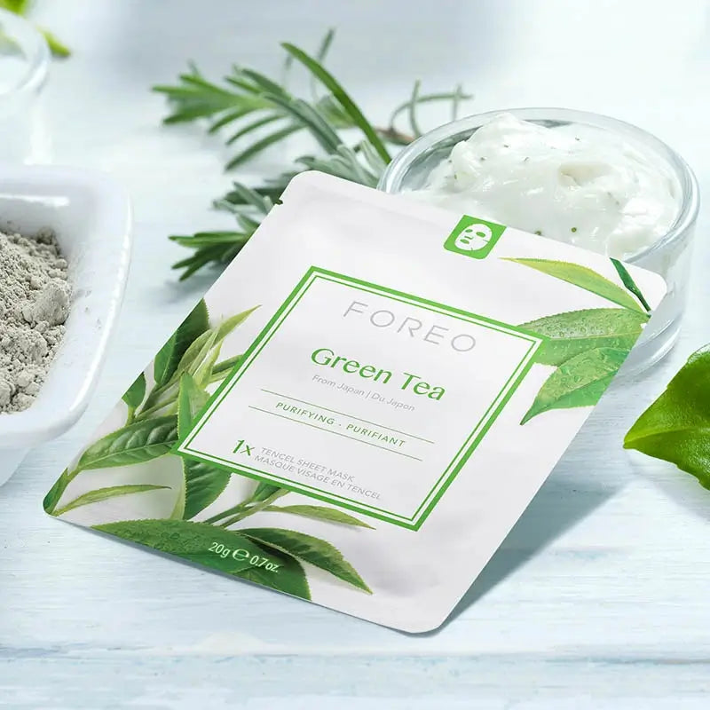 Foreo Masque en feuille Farm To Face - Thé vert x3