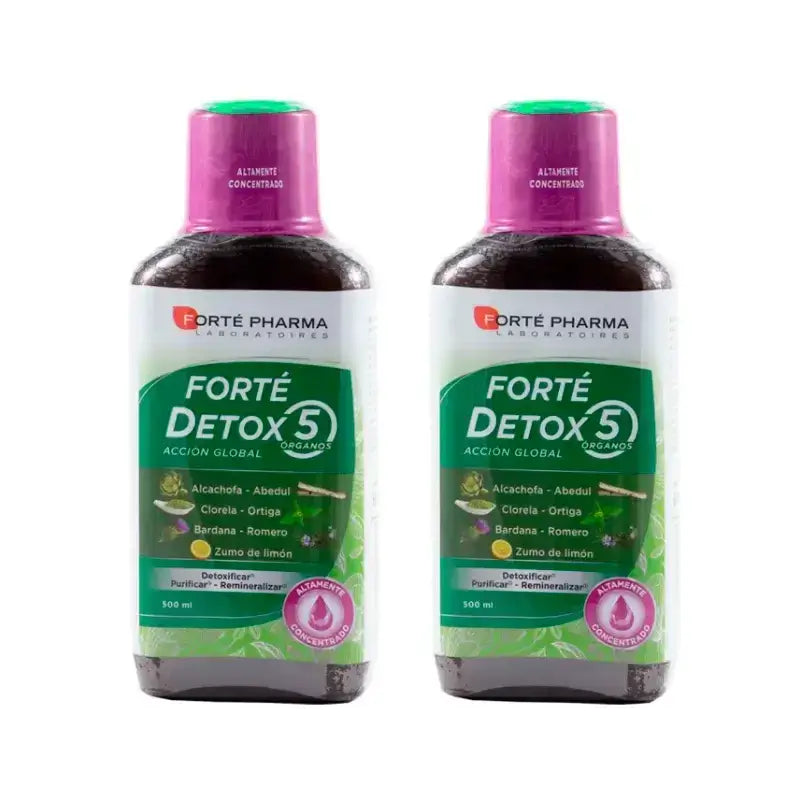 Forté Duplo Detox 5 Organs Global Action 2 x 500 ml