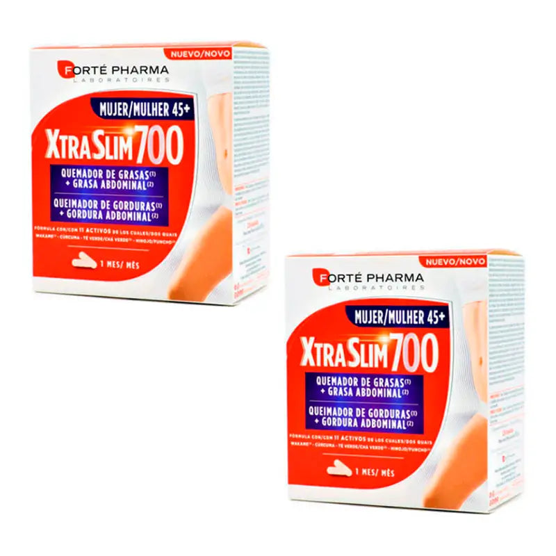 Forté Pharma Duplo Xtraslim700 Woman Fat Burner + Abdominal Fat 2 x 120 capsules