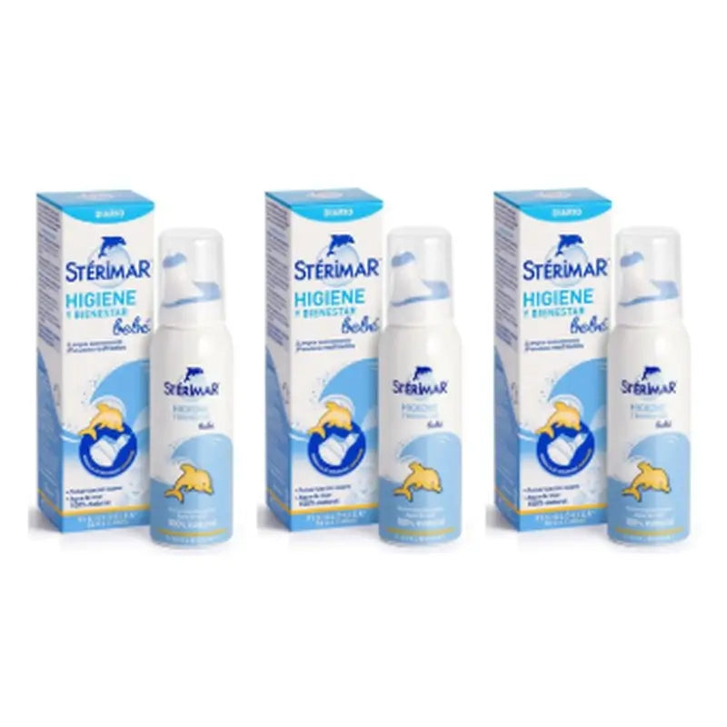 Forté Pharma Triplo Sterimar Baby Hygiene & Wellness 3 x 50 ml