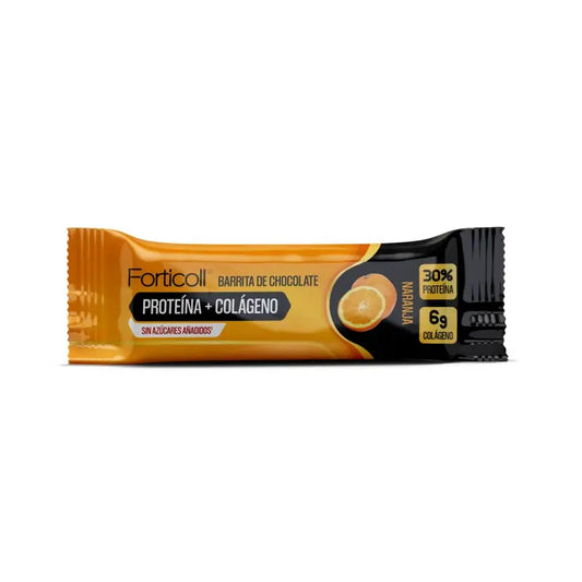 Forticoll Snack Protein Collagen Orange Box 12 Bars X 50Gr