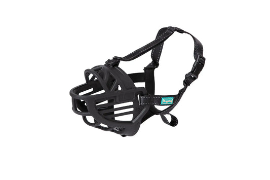 Freedog Muselière Ergo Plus Noire M, 27 cm