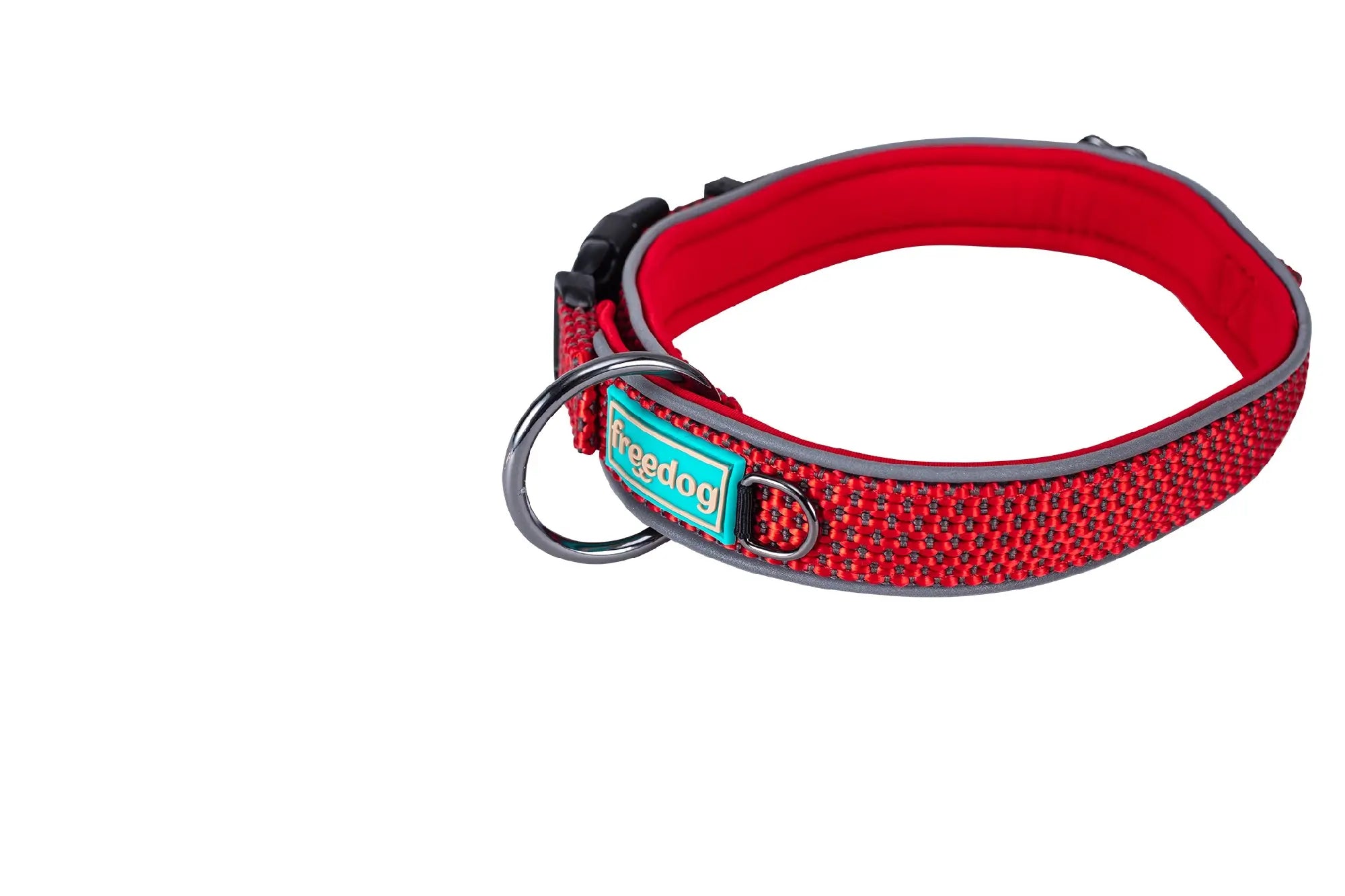 Collier Freedog en nylon Extreme rouge, 15 mm, 25/36 cm