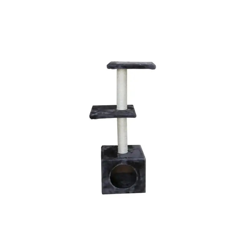 Freedog Scraper Building Dark Grey 30 X 30 X 89Cm