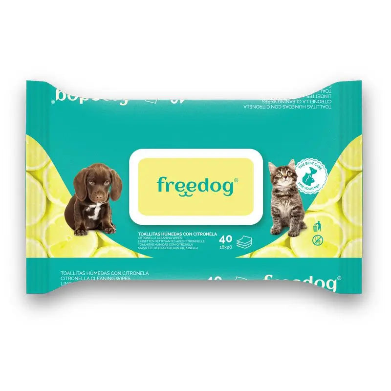 Freedog Citronella Moist towelettes 40 pcs. 28 X 18Cm
