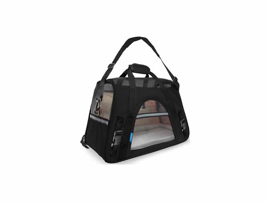 Cage de transport Freedog Fly noire, 48 x 25 x 33 cm