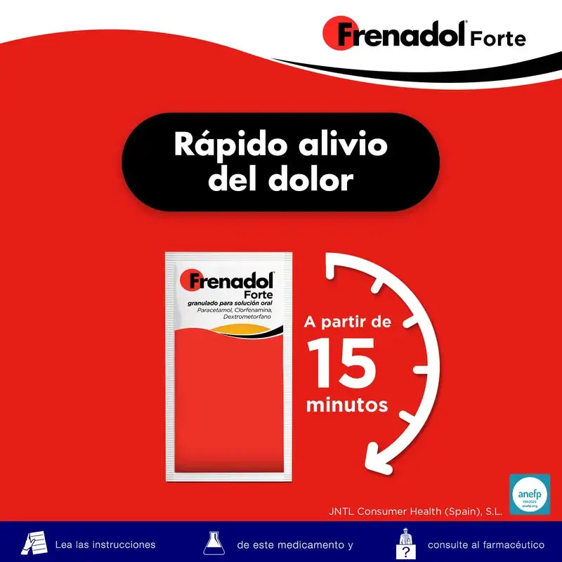 FRENADOL® Forte Anti-grippe, Voie orale, 10 sachets