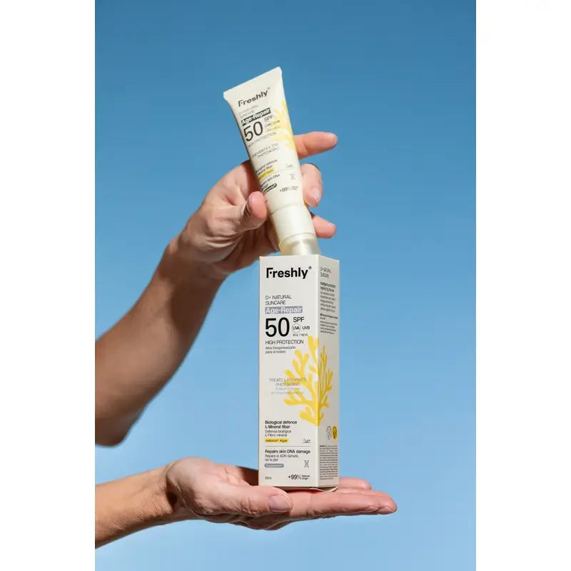 Freshly D+ Natural Suncare Age-Repair Spf50, 50 ml