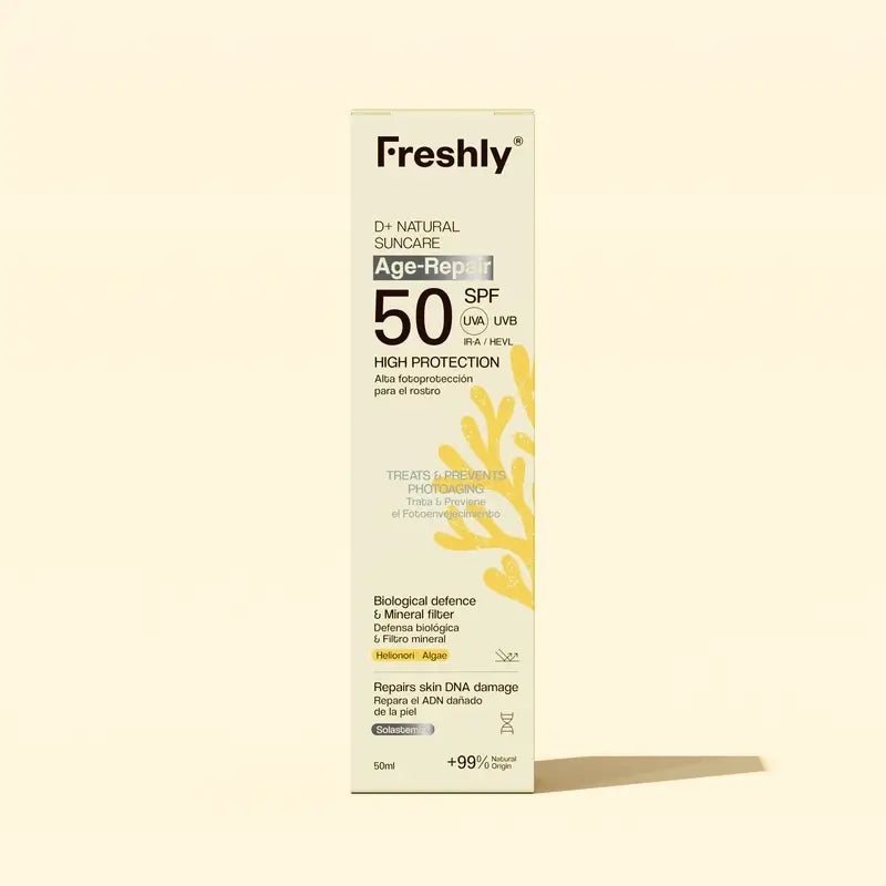 Freshly D+ Natural Suncare Age-Repair Spf50, 50 ml
