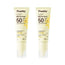 Freshly D+ Natural Suncare Mineral Fluid Spf50, paquet de 2 x 50 ml