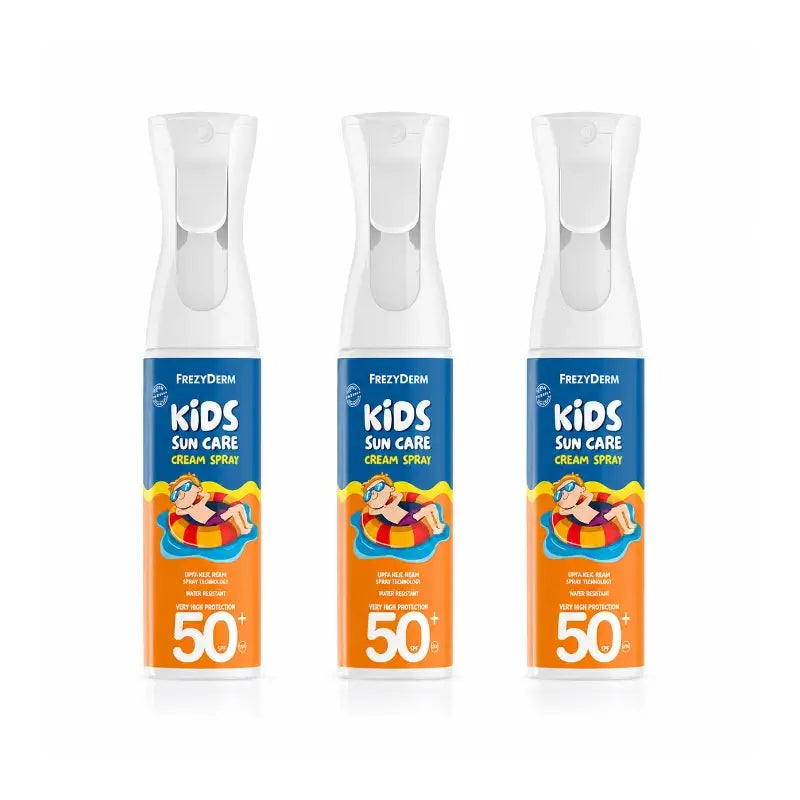 Frezyderm Kids Sun Care Cream Spray Spf 50+ Frezyderm Pack 3 x 275 Ml