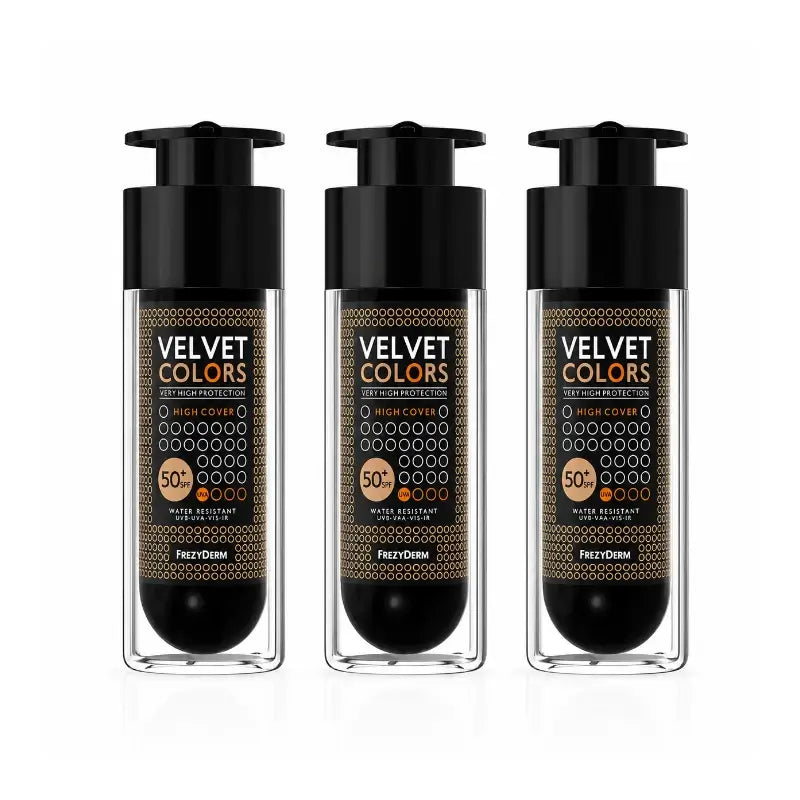 Frezyderm Velvet Colors Spf 50+ Pack 3 x 30 Ml