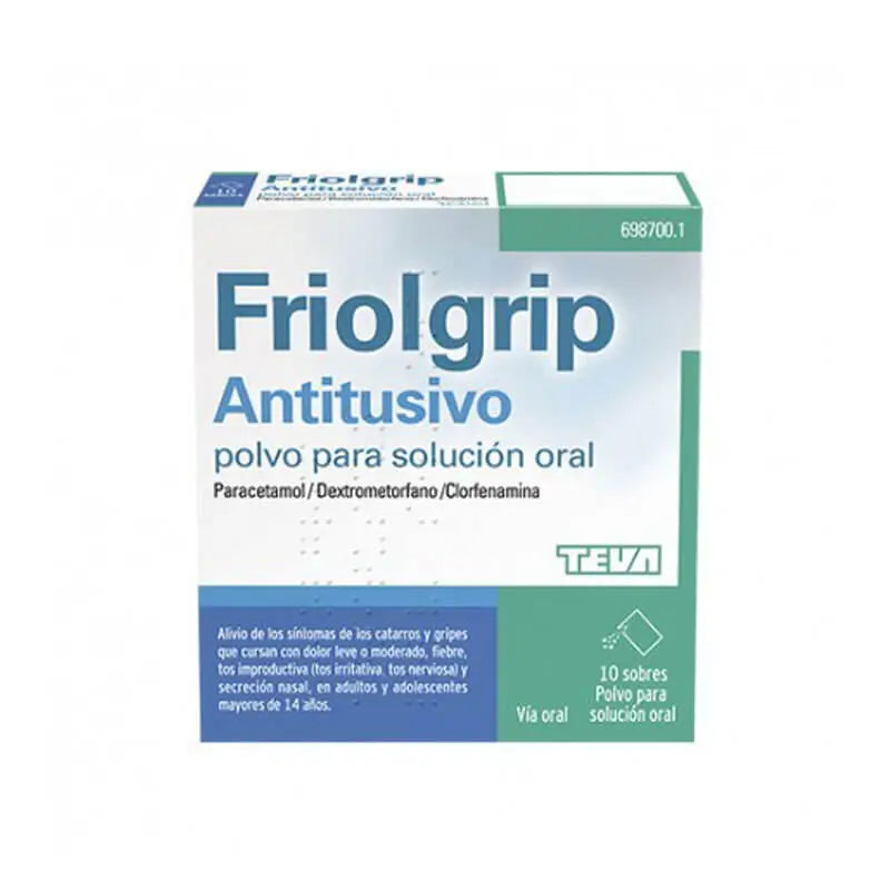 Friolgrip Antitussif en poudre pour solution orale 10 sachets