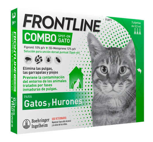 Frontline Combo Cats & Ferrets Spot On, 6 Pipettes x 0,5 ml