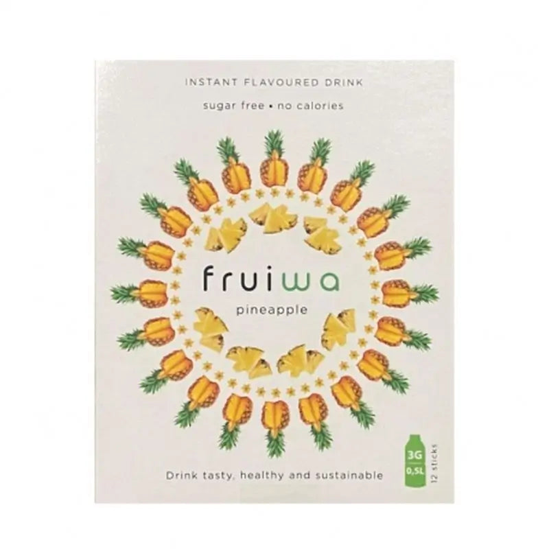 Fruiwa Instant Drink Powder Pineapple Flavour with Vitamin C and Sweetener , 36 grams