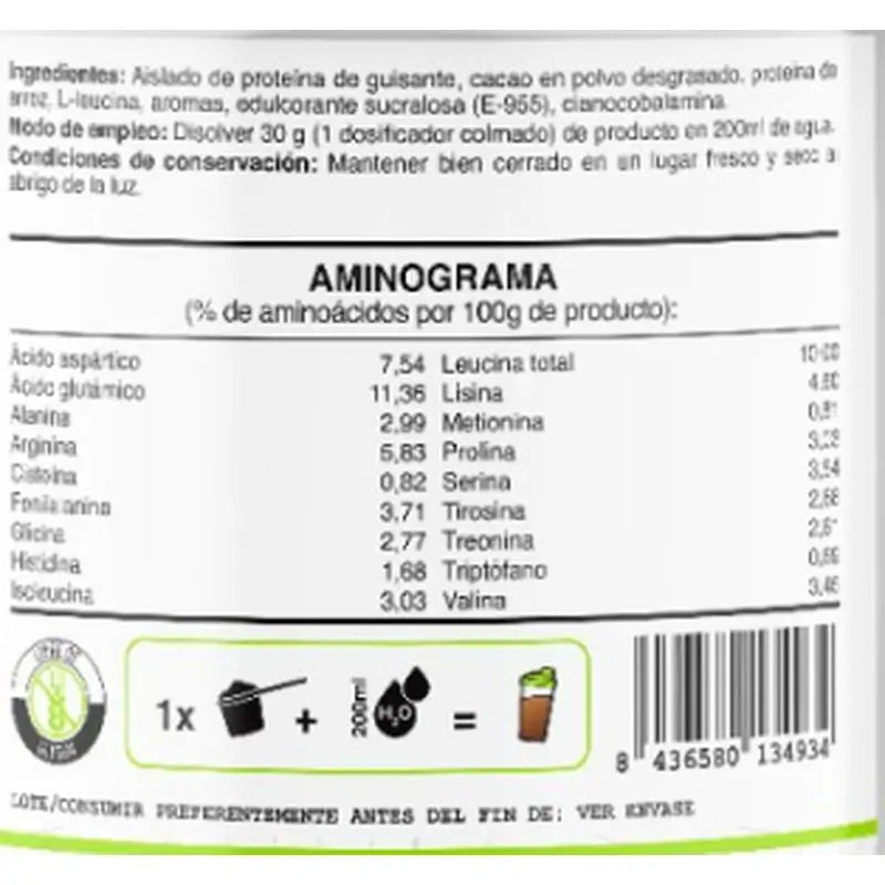 Fullgas Vegan Protein Chocolat 500Gr.