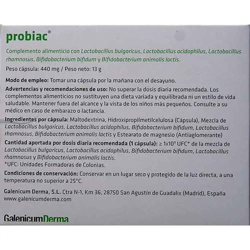 Galenicum Pack Probiac Acne, 3 x 30 gélules