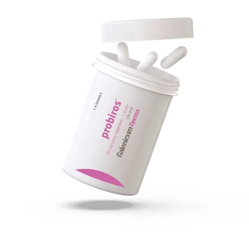 Galenicum Probiros Probiotique Pour Peau Sensible Avec Tendance à la Rosacée , 30 gélules.
