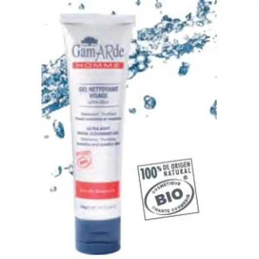 Gamarde Men's Ultra Gentle Facial Cleansing Gel 100Gr. Bio