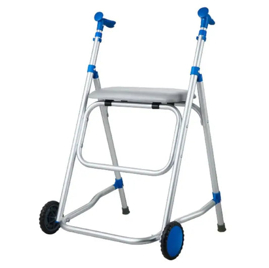 Garcia 1880 Aluminium Walker With Wheels And Seat