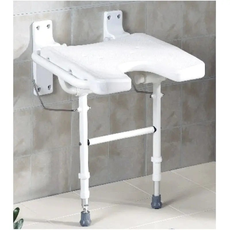 García 1880 Siège de douche en U pliant avec pieds