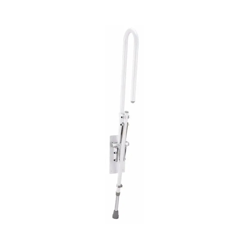 García 1880 Barre pliante avec pieds en acier époxy blanc