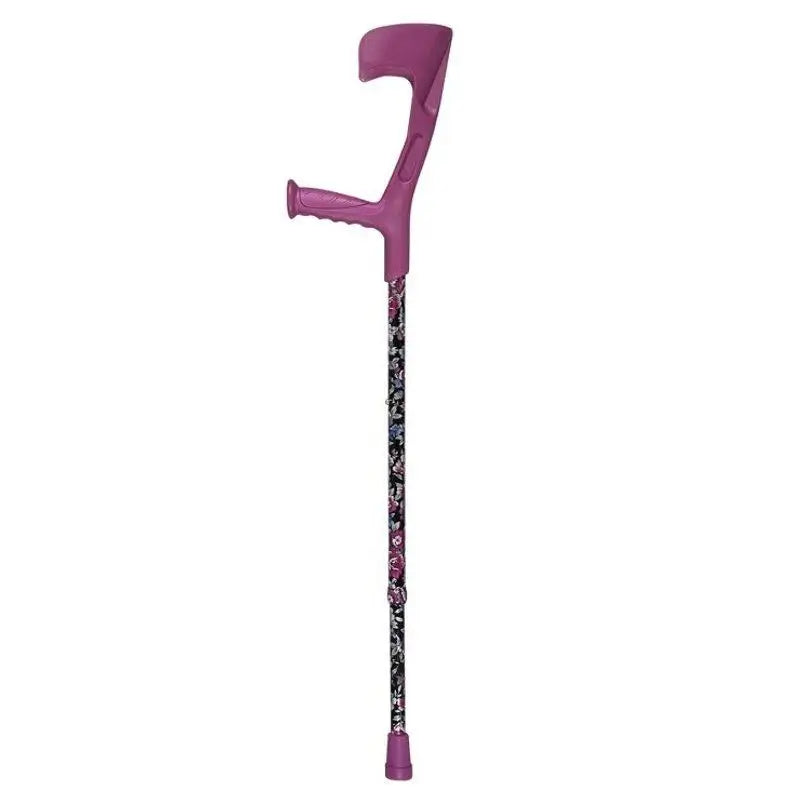 Garcia 1880 Purple Printed Folding Walking Stick (Pair)