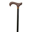 Garcia 1880 Aluminium Extendable Crutch, Black With Dark Wooden Handle