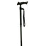 García 1880 Aluminium Folding Crutch, Black Ergonomic Handle