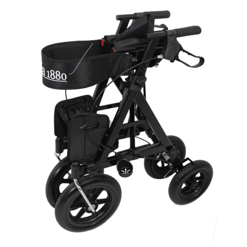 Garcia 1880 déambulateur pliable en aluminium 300mm roues